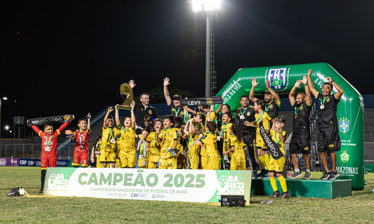 Amazonas é bicampeão amazonense sub-8